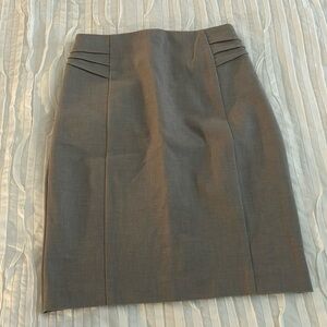 EXPRESS PENCIL SKIRT, GRAY, SIZE 0, DRESS SKIRT